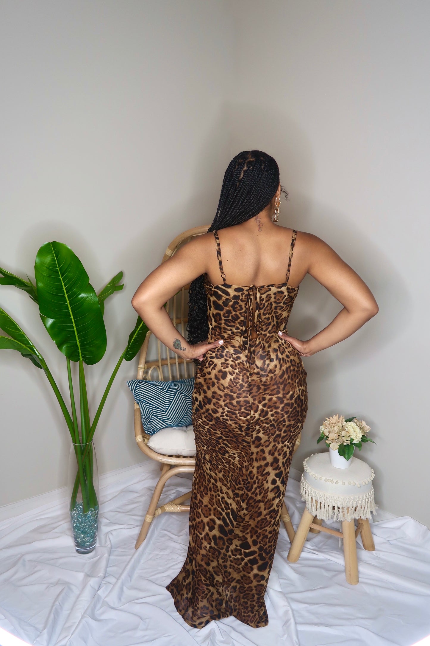 High Demand Leopard Maxi Dress