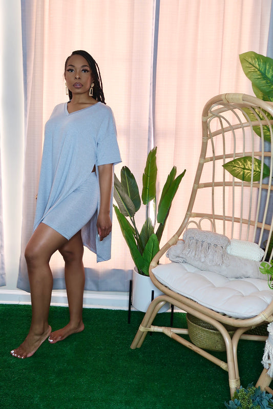 Comfy But Cute Set- Gray