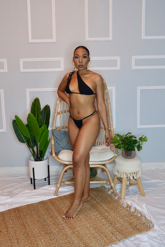 Good For You Thongkini- Black