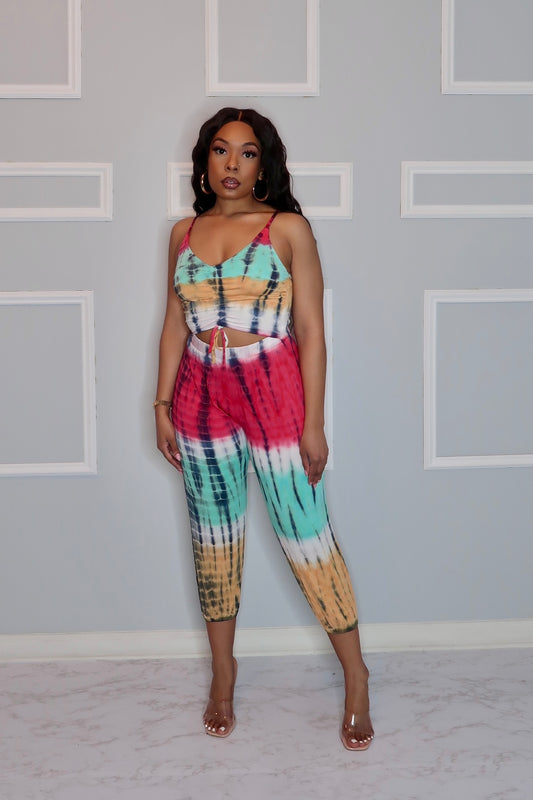 Zhuri Tie Dye Jumpsuit