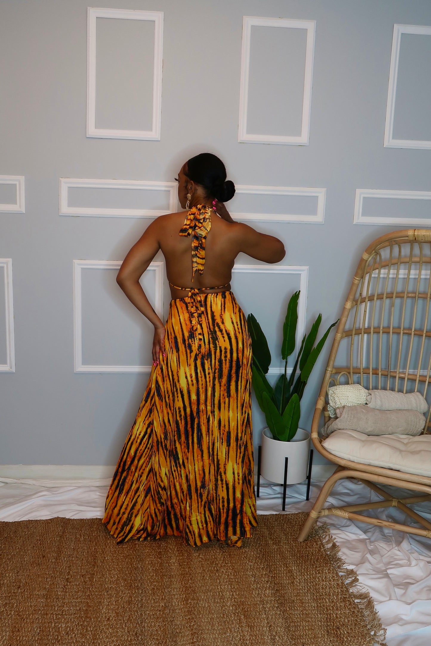 Cross Your Mind Cutout Maxi