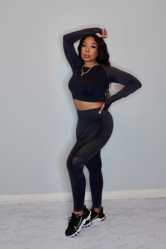 Giana Seamless Set- black