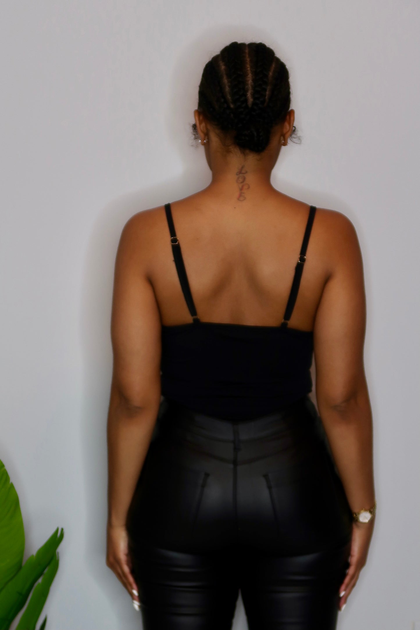 Simple Things Structured Bodysuit- Black